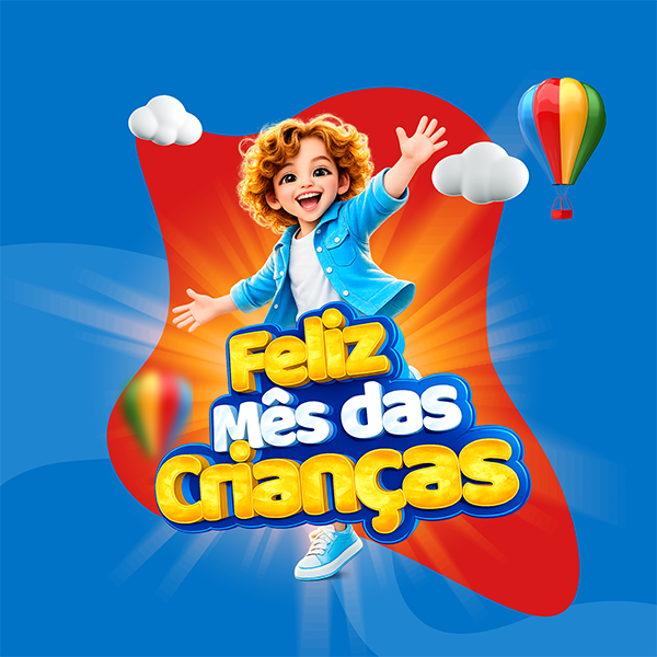 Selo 3D – 50 - FELIZ MES DAS CRIANÇAS - 02