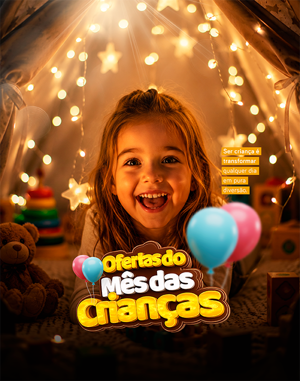 Selo 3D – 50 - FELIZ MES DAS CRIANÇAS - 03